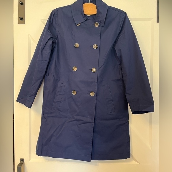 J. Crew Factory Women’s Petite Trench Coat BO622 Navy 0 - Picture 5 of 7
